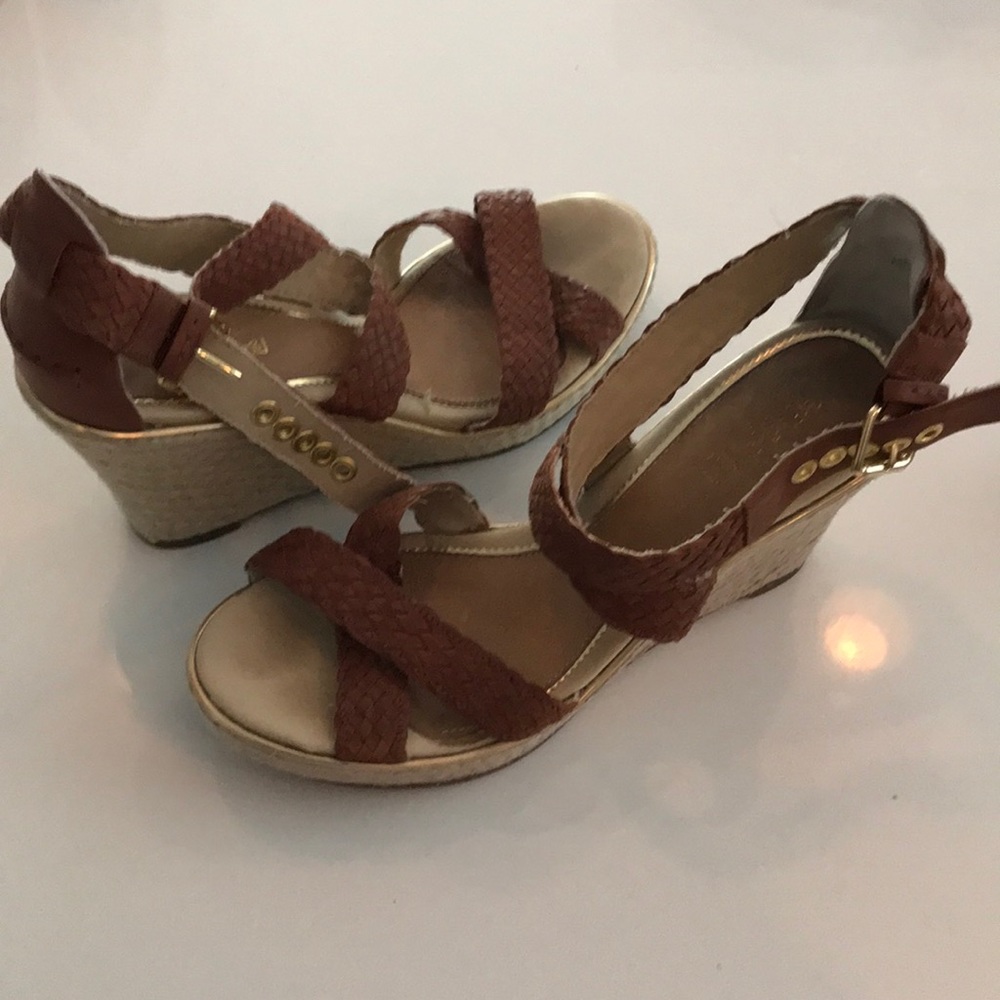 Sperry platform wedge sandals